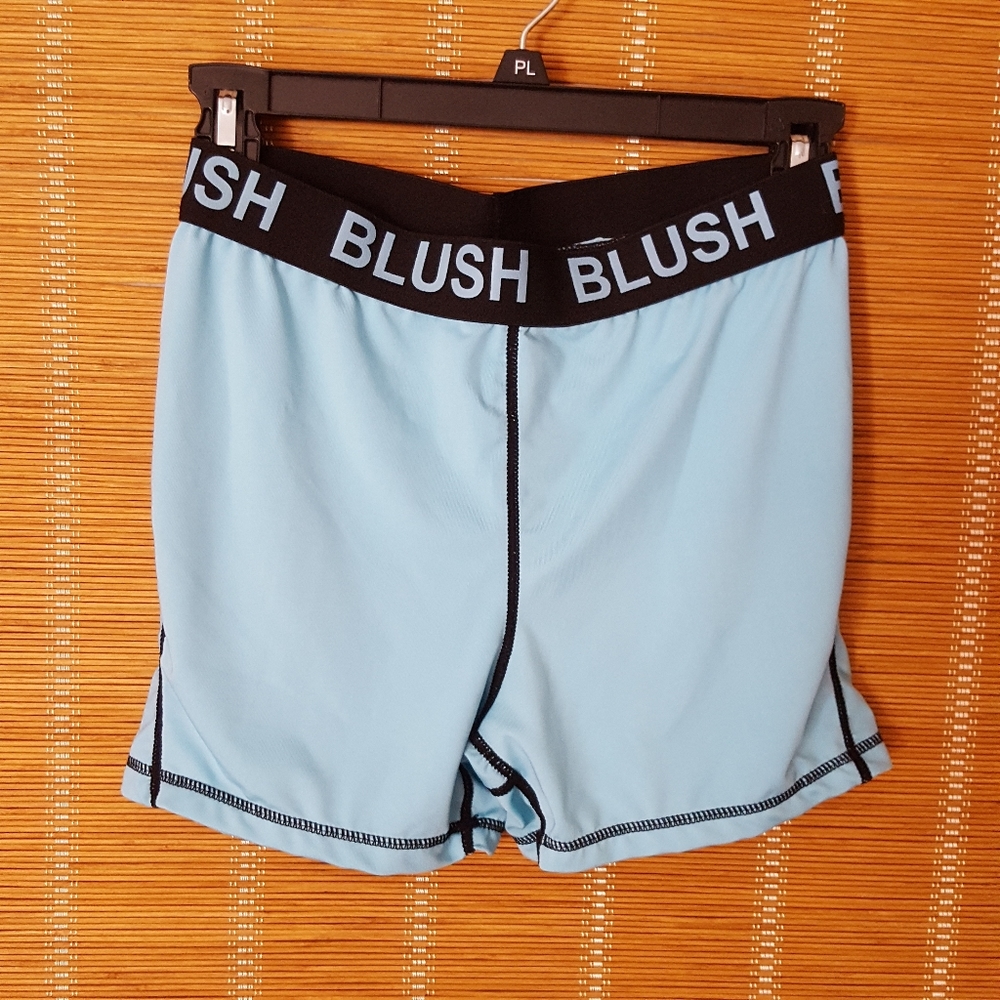 Blush running shorts